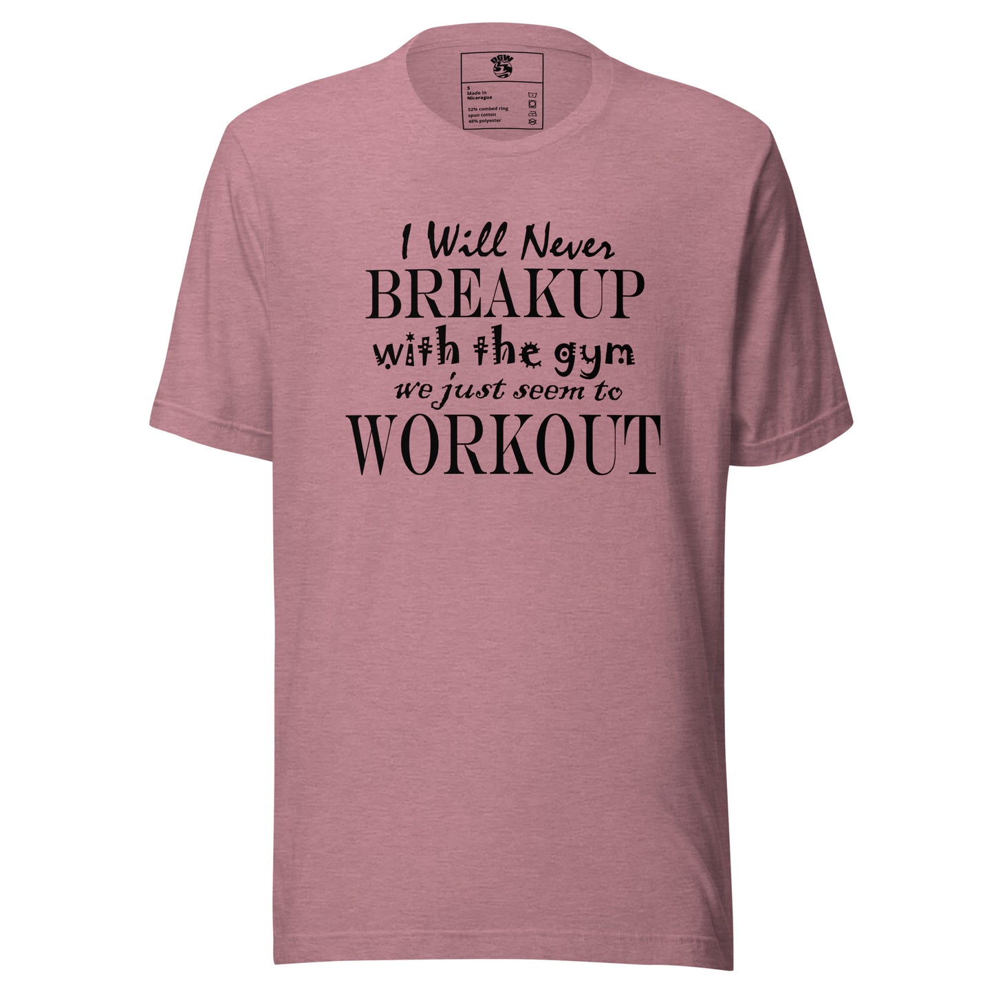 I will never breakup with the gym we just seem to workout