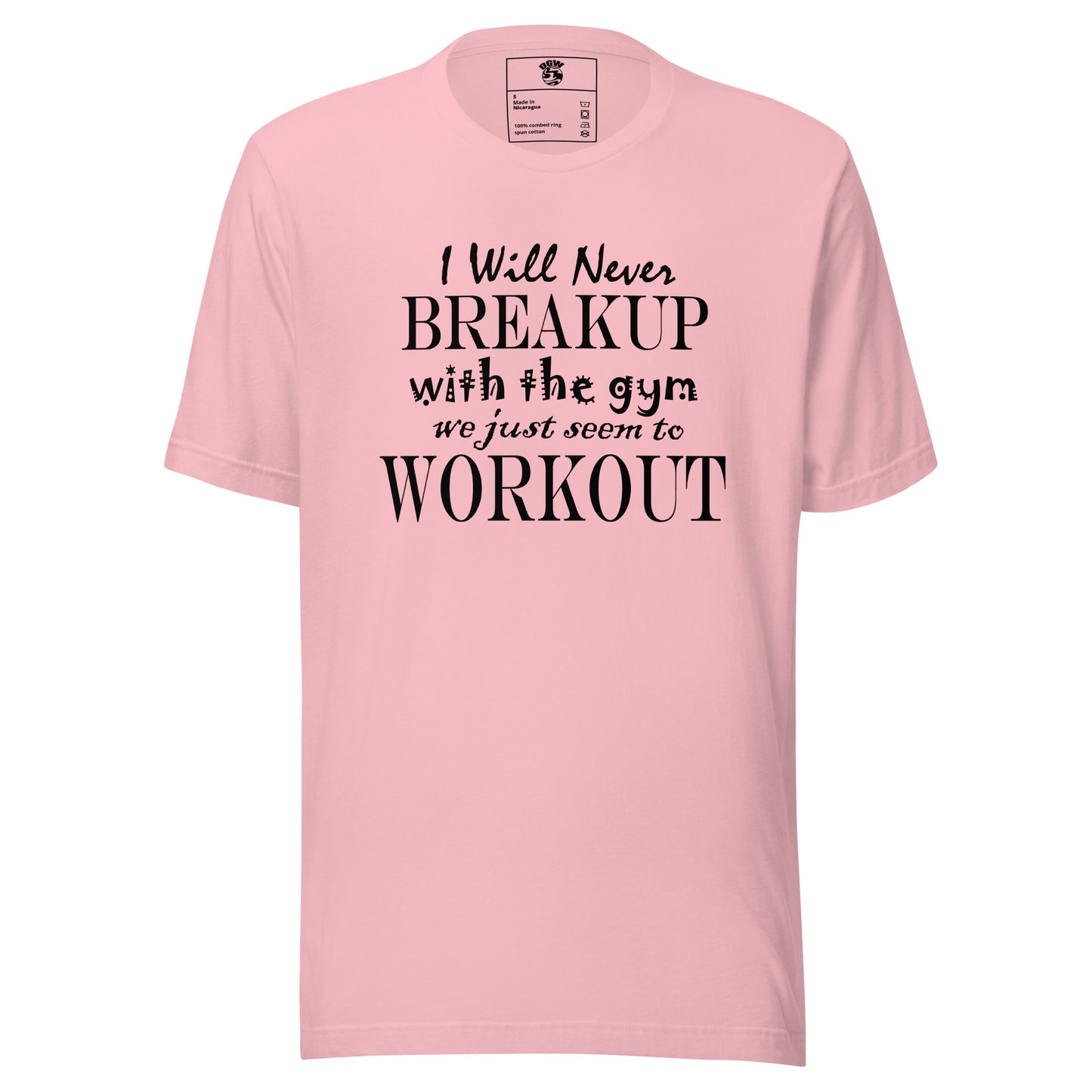 I will never breakup with the gym we just seem to workout